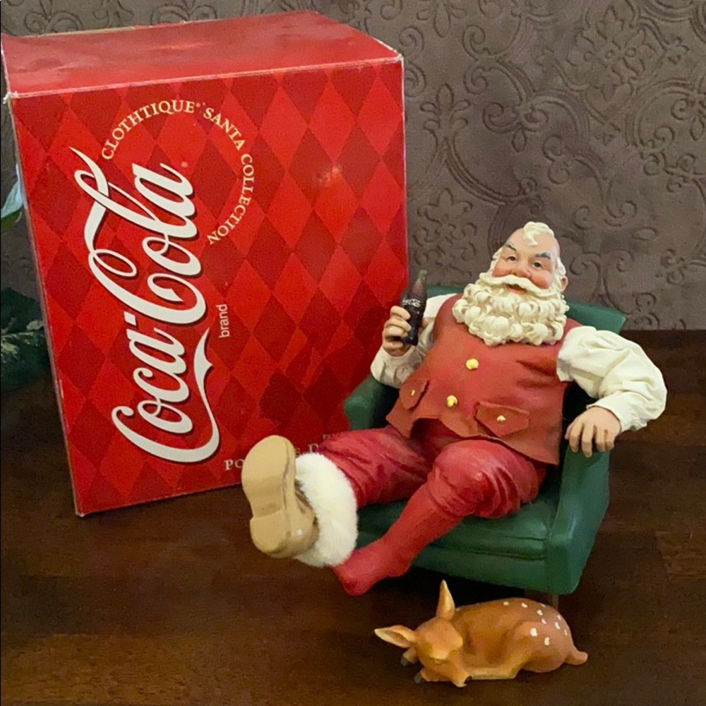 Clothtique Possible Dreams Coca-Cola Santa’s Pause